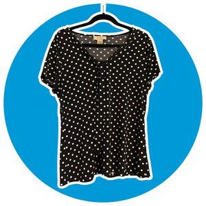 Polka Dot Office Blouse